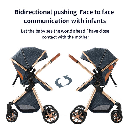 Lightweight 3 in 1 Baby Stroller Travel System