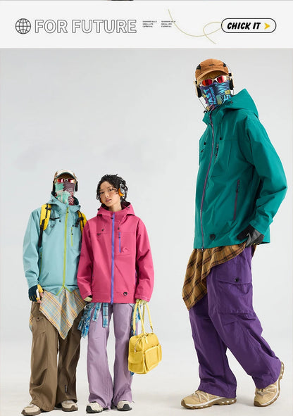 Unisex Waterproof Hiking Jacket Windbreaker