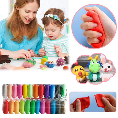 Air Dry Clay Set for Children Non-Toxic Eco-Friendly