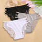 3PC Set Women's Floral Lace Low Rise Briefs