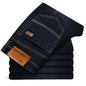 Men's Straight Jeans Comfortable Business Denim Pants