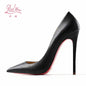 Black Patent Leather Pointed Toe High Heels