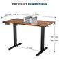 JHK Electric Adjustable Height Standing Desk for Office