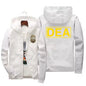 Men's Casual Printed Windbreaker Coat