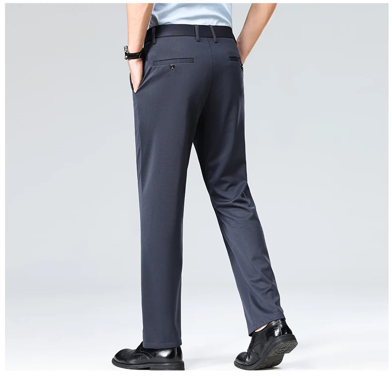 Men's Summer Casual Suit Pants Plus Size 28-42