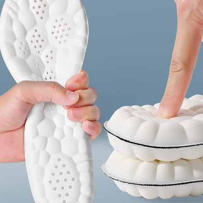 Latex Shock Absorbing Insoles with Arch Support