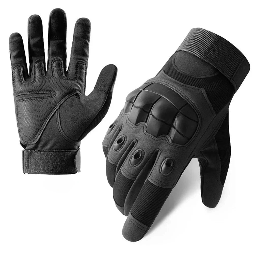 Tactical Touch Screen Motorcycle Gloves Black Green Brown