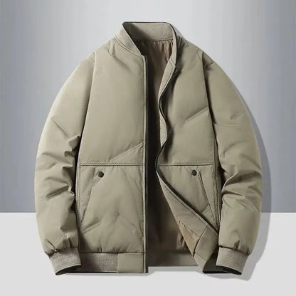 Men's Casual Cotton Baseball Jacket for Autumn and Winter