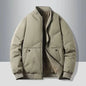 Men's Casual Cotton Baseball Jacket for Autumn and Winter