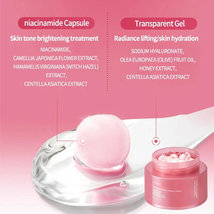 Korean Pink Collagen PDRN Cream with Niacinamide