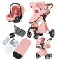 Lightweight 3 in 1 Baby Stroller Travel System