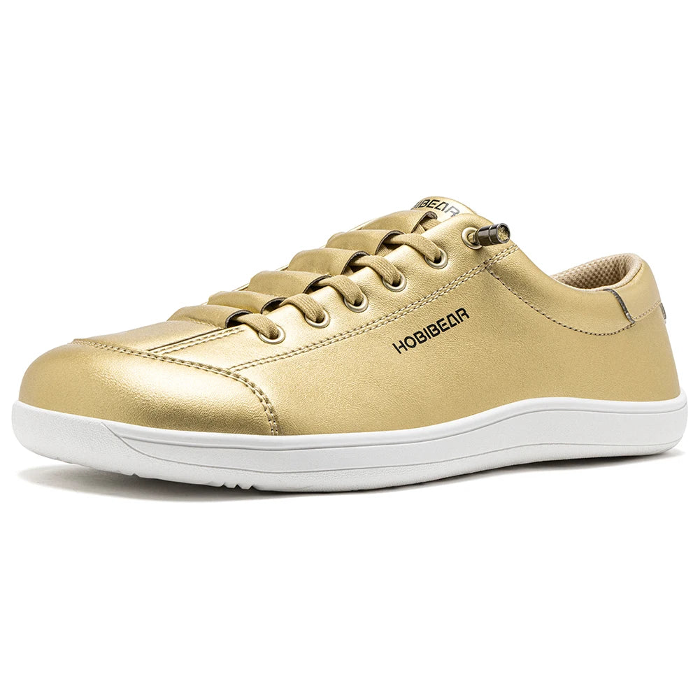 HOBIBEAR Unisex Barefoot Wide Toe Sneakers Artificial Leather
