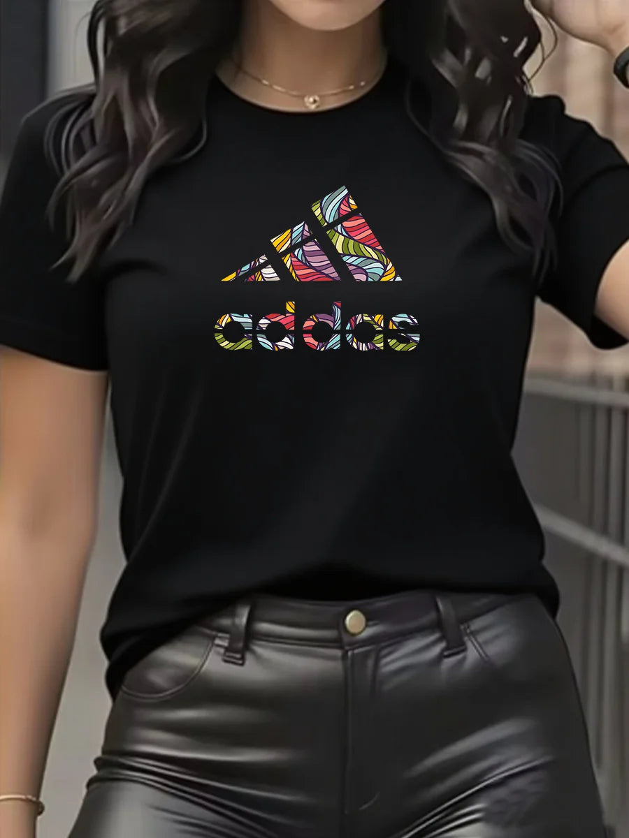 Cotton Round Neck T-Shirt for Women Slim Fit
