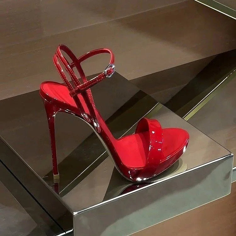 Elegant Open Toe High Heeled Sandals for Women