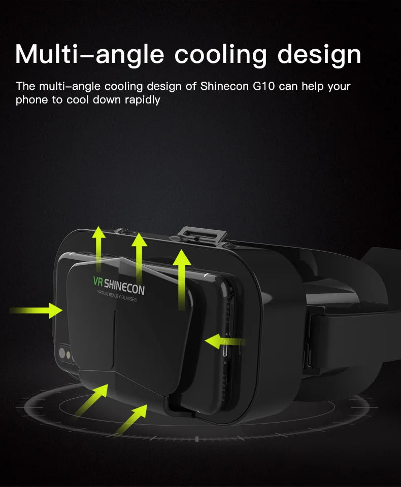3D Virtual Reality Glasses Headset for Smartphones