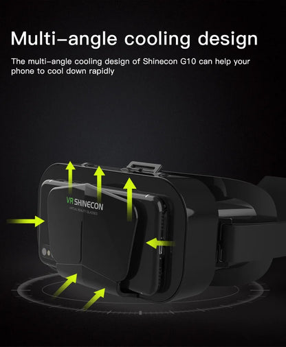 3D Virtual Reality Glasses Headset for Smartphones