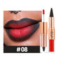 Waterproof Matte Black Lipstick and Lipgloss Duo