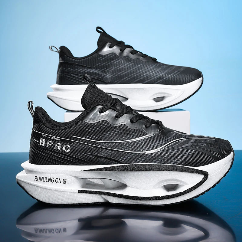 Men's Casual Running Shoes with Fabric Upper