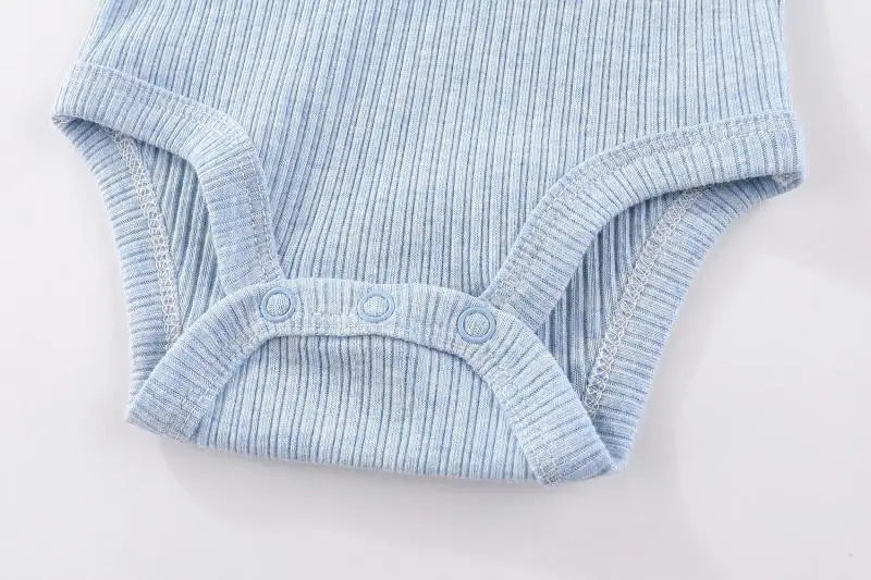 Kiddiezoom 3 Pcs Cotton Long Sleeve Baby Bodysuit