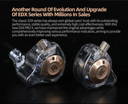 KZ EDX PRO X Hi-Fi In-Ear Earphones