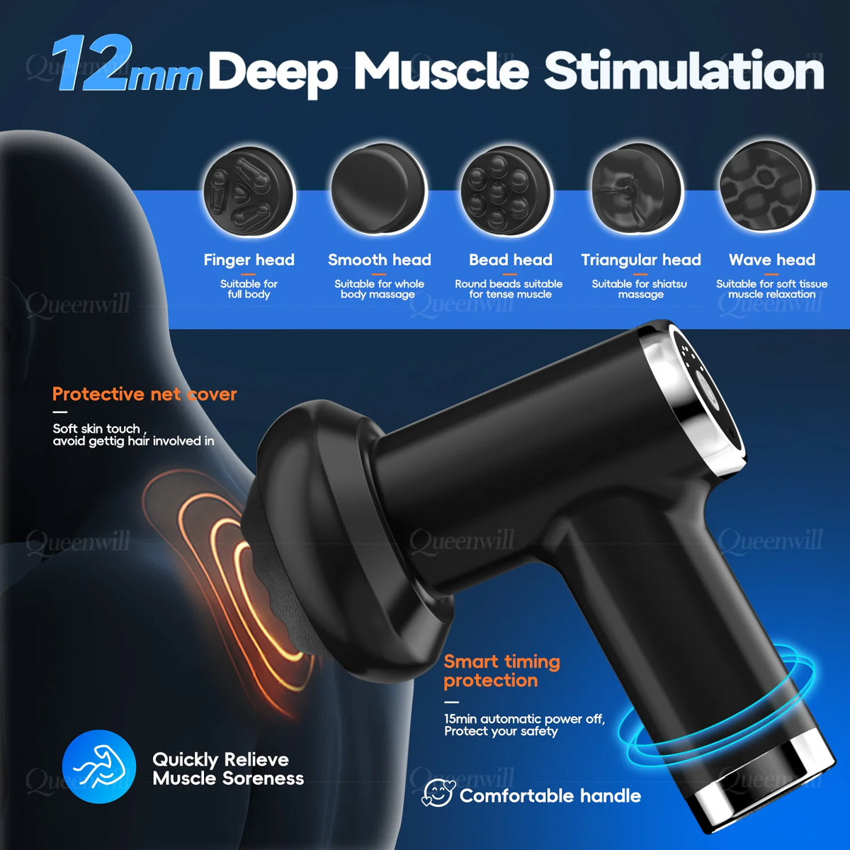 Portable Deep Muscle Relaxation Massage Gun