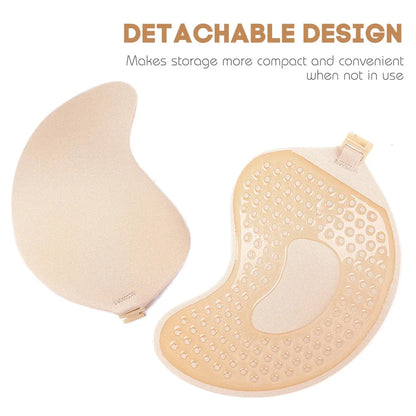 Invisible Push Up Bra Self-Adhesive Silicone Black Skin