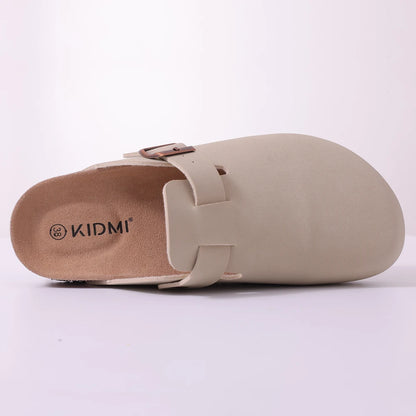 Shevalues Suede Clogs for Women Summer Mules with Arch Support