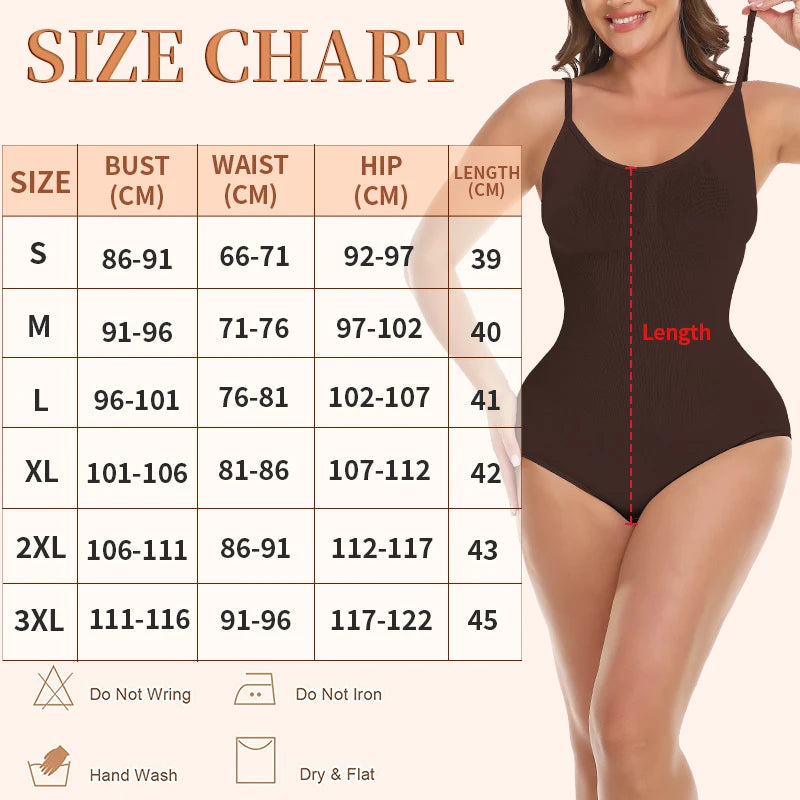 Women Seamless V-Neck Bodysuit Shapewear Red Blue