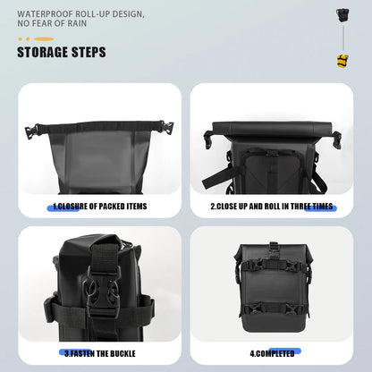Waterproof Motorcycle Frame Bumper Bag for BMW and Honda