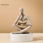 Abstract Thinker Sculpture Figurine in Resin