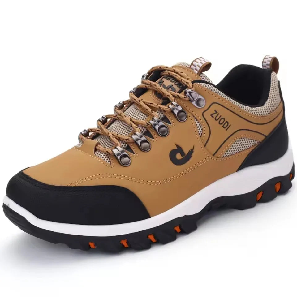 Men's Leather Casual Sneakers for Tennis and Walking