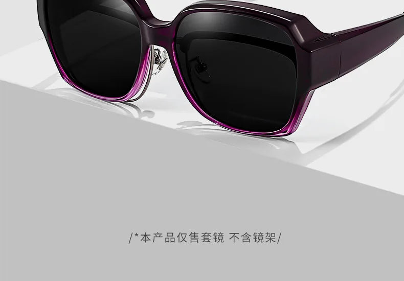 Round Polarized Sunglasses for Prescription Glasses