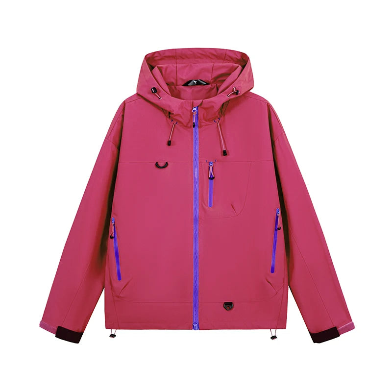 Unisex Waterproof Hiking Jacket Windbreaker