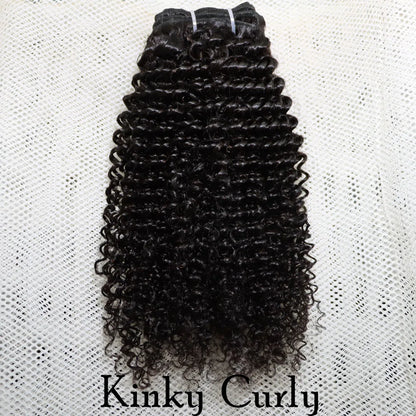 IXTUYLLY 4C Afro Kinky Curly Virgin Brazilian Hair Weft