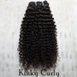 IXTUYLLY 4C Afro Kinky Curly Virgin Brazilian Hair Weft