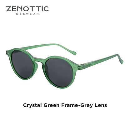 ZENOTTIC Retro Circular Polarized Sunglasses S Size