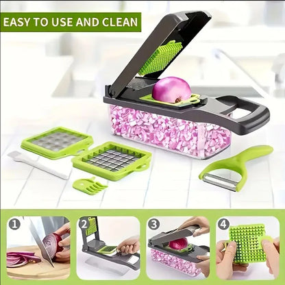 Vegetable Chopper Mandoline Slicer with Container