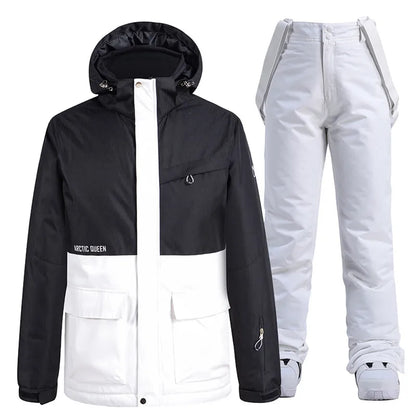 Unisex Winter Snow Ski Suit Jacket and Pants Set
