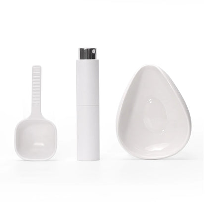 Leeseph Ceramic Coffee Bean Dosing Cup Set Black White