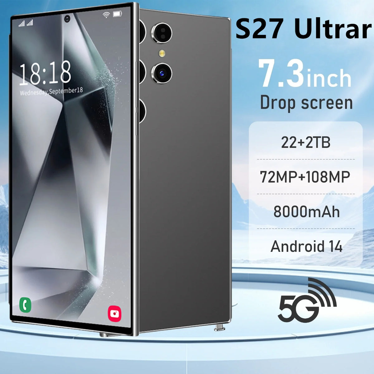 S27 Ultrar Ultra Intelligent 4G 5G Dual Card System