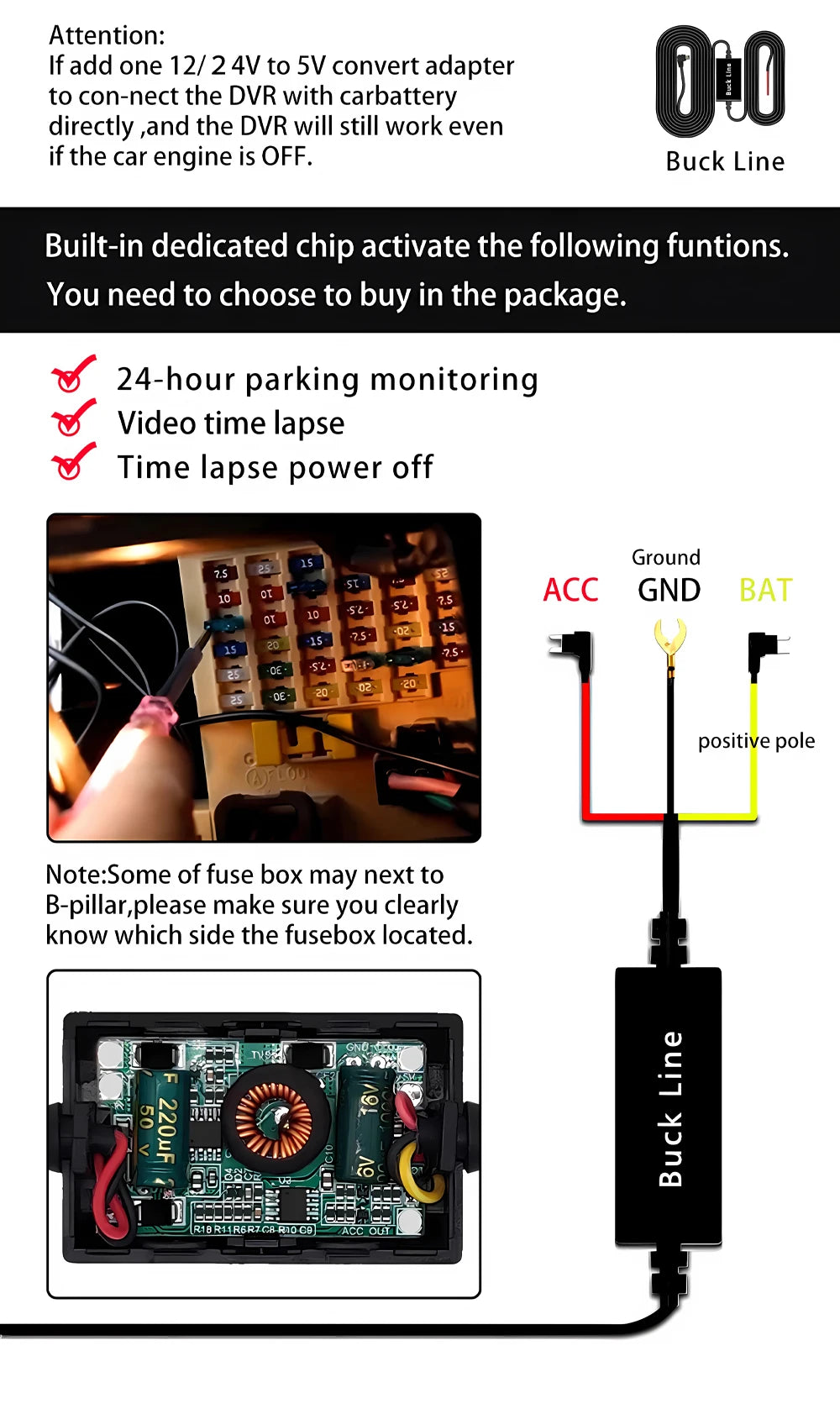 ADAS Dash Cam 4K 2.5K GPS WiFi Night Vision Mini