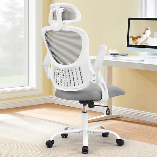 JHK Ergonomic Mesh Office Desk Chair with Adjustable Headrest
