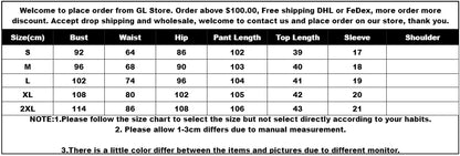 CM.YAYA Women's Hollow Out Short Sleeve Set
