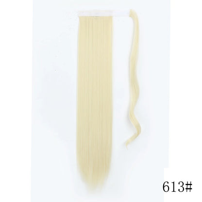 Long Straight Clip-in Ponytail Hair Extension Black