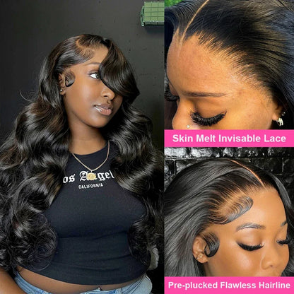 Body Wave Lace Front Wig Human Hair 200 Density