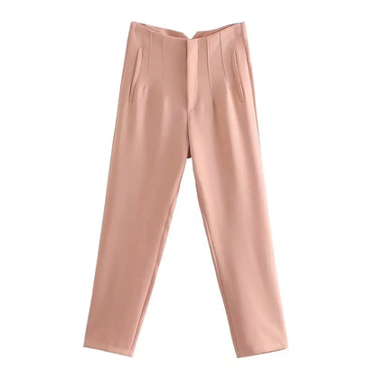 Koekop High Waist Pencil Trousers for Women