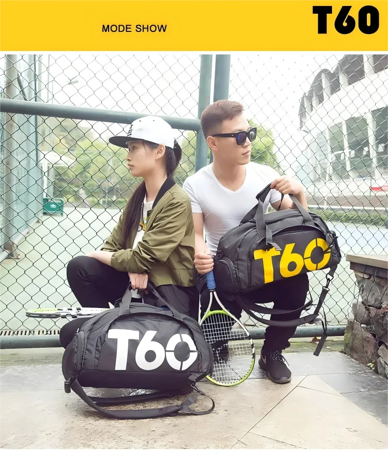 Waterproof Nylon Gym Bag for Fitness and Travel