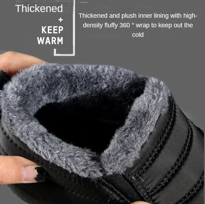 Waterproof Plush Ankle Snow Boots for Women