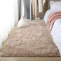 Pink Fluffy Polyester Carpet for Children's Room