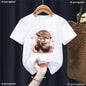 Kawaii Otter Love Printed T-Shirt for Kids